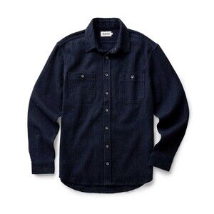 Taylor Stitch Men’s Utility Shirt in Rinsed Indigo Sashiko S / 38 NWT
